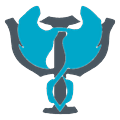 Logo Lori-Beth Motta : phénix sur la lettre psi